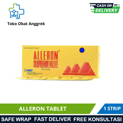 ALLERON TABLET/OBAT ALERGI/OBAT GATAL