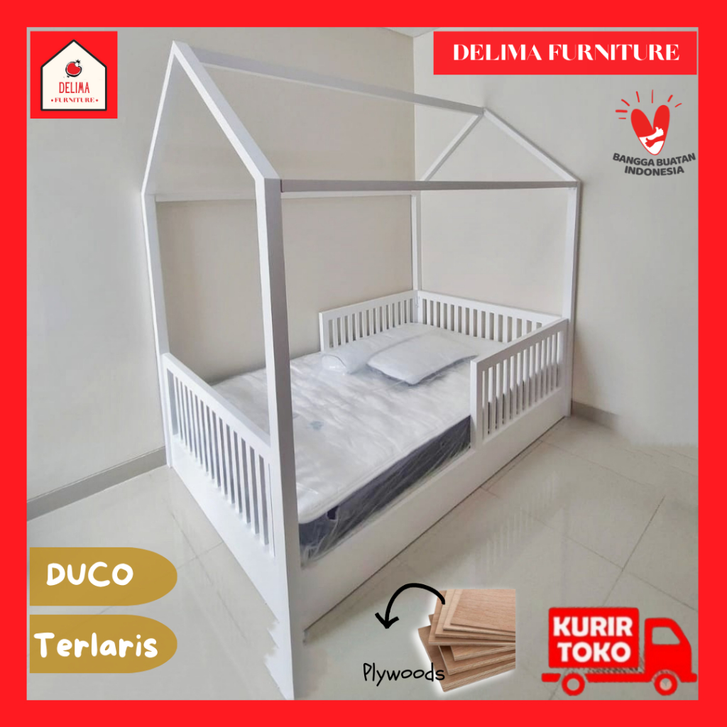 bed house/divan anak/ranjang anak/kasur /minimalis duco