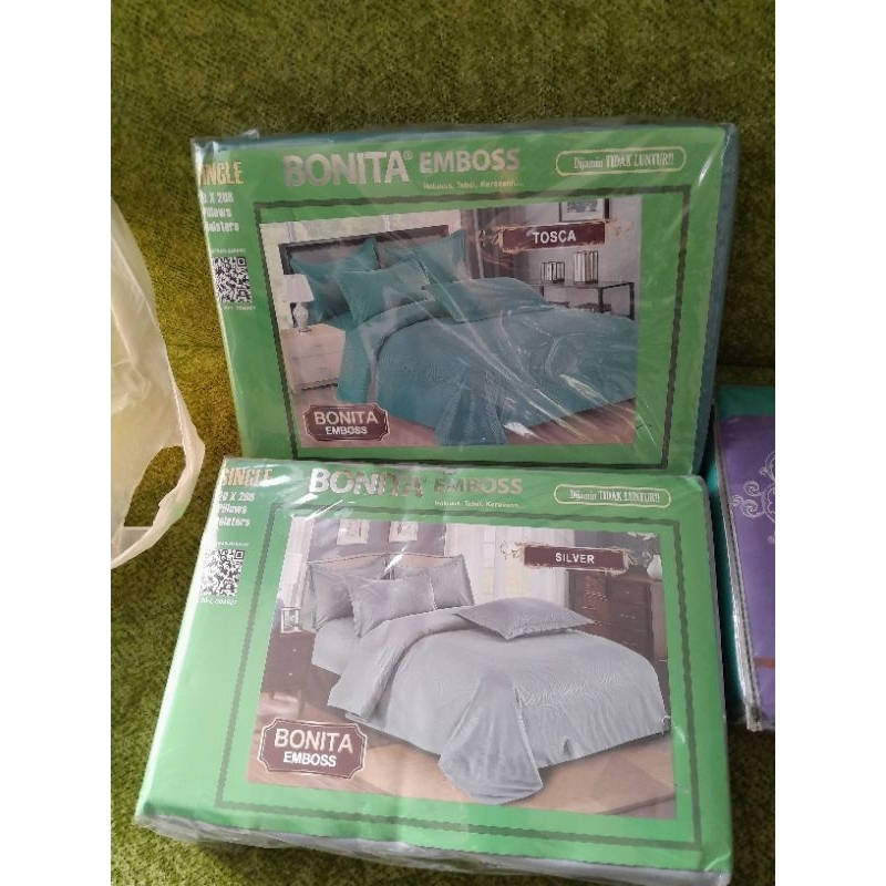 sprei bonita 120  single polos embos