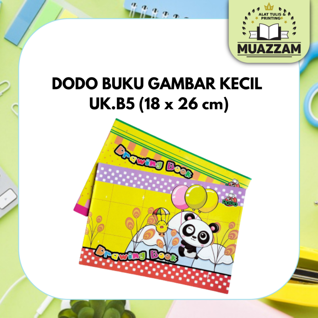 

DODO BUKU GAMBAR KECIL UK.B5 (18 x 26 cm)