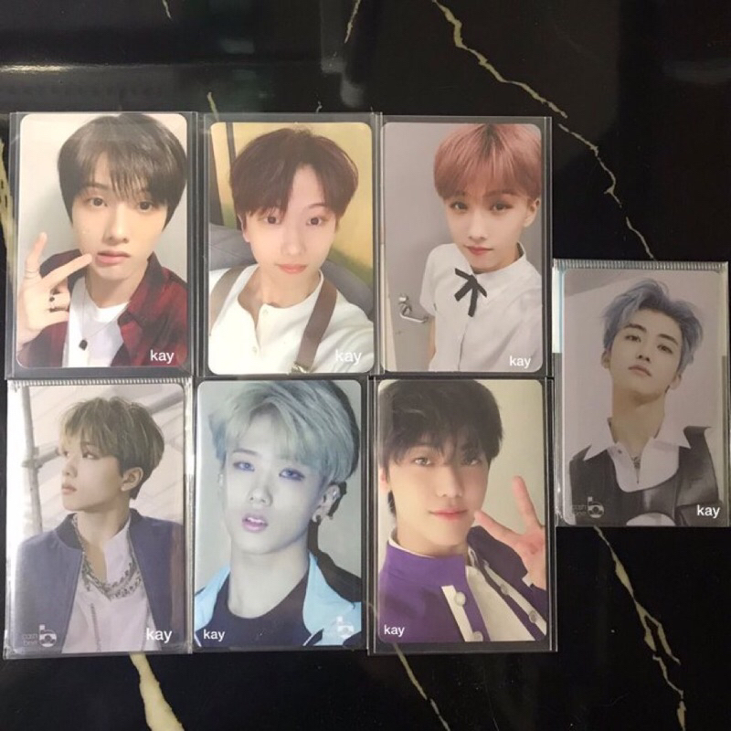 PHOTOCARD JISUNG dream cinema, dream a dream ver 2, kihno we boom, cashbee reload, cashbee go. PHOTO