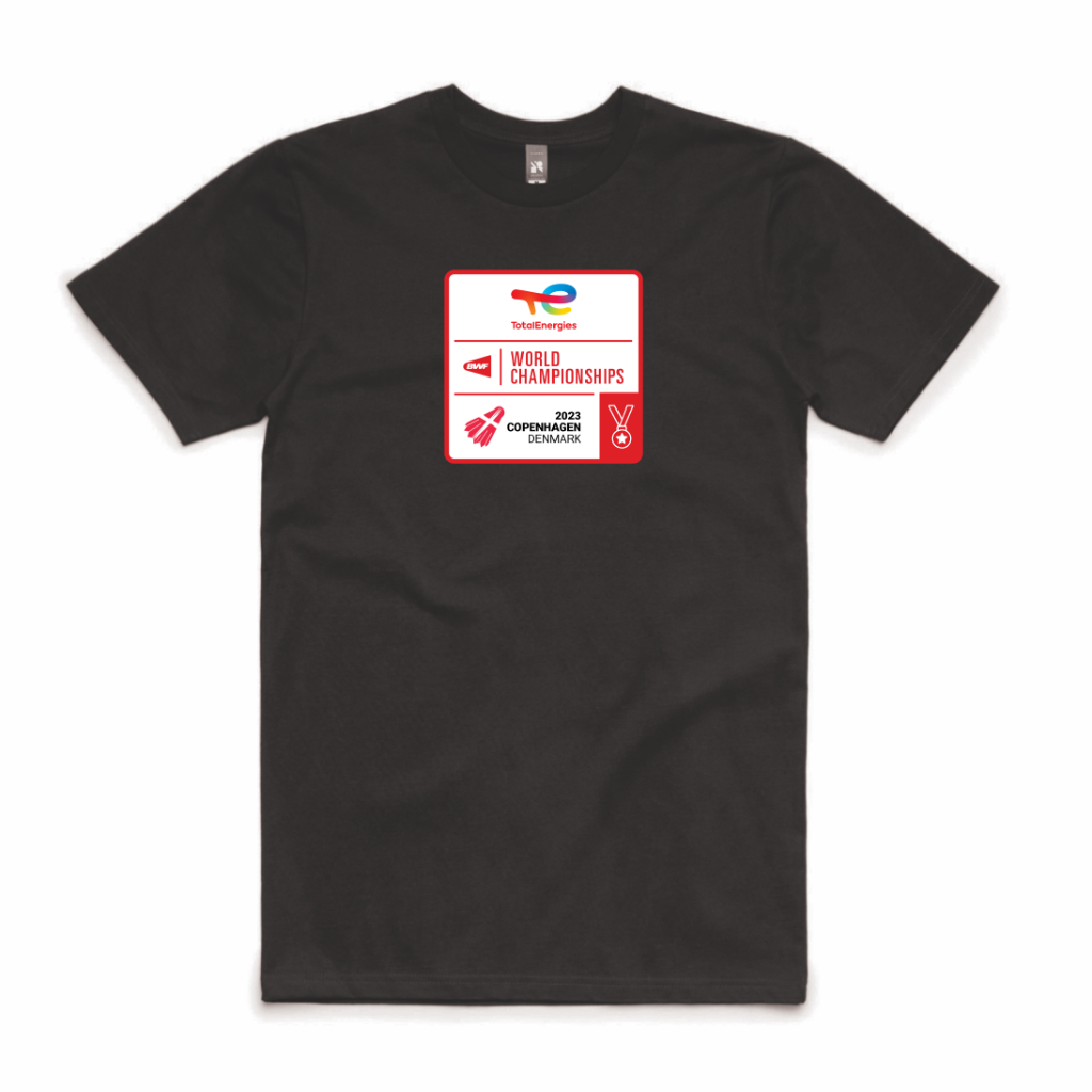 T-SHIRT KAOS BWF WORLD CHAMPIONSHIPS COPENHAGEN 2023