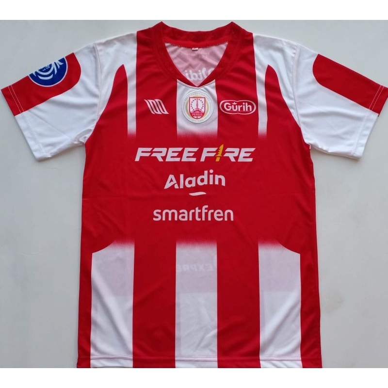 BAJU DAN CELANA BOLA DEWASA LIGA INDONESIA PERSIS SOLO M-L-XL SEASON TERBARU .