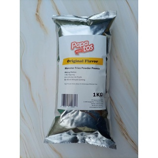 

Tepung Papatos untuk Long Potato / Potato Crunch / Monster Fries Instan Premix 1kg / 1000 gram