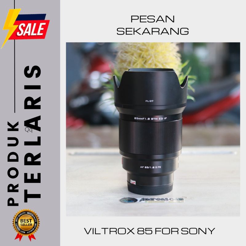 LENSA VILTROX 85MM F1.8 FOR SONY FULLSETT TINGGAL PAKAI