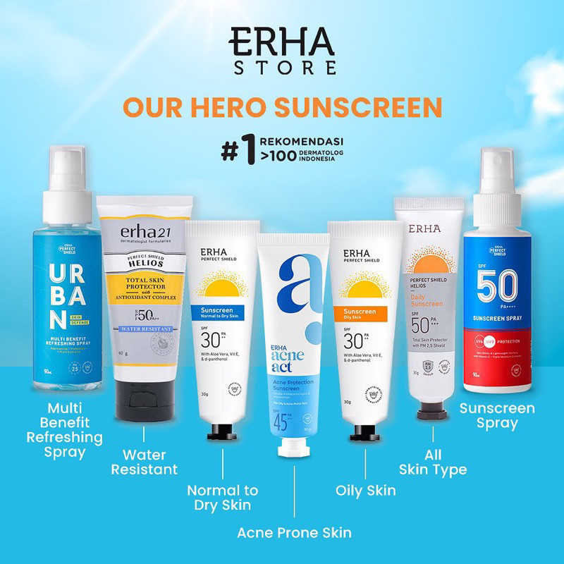 ERHA SUNSCREEN SERIES