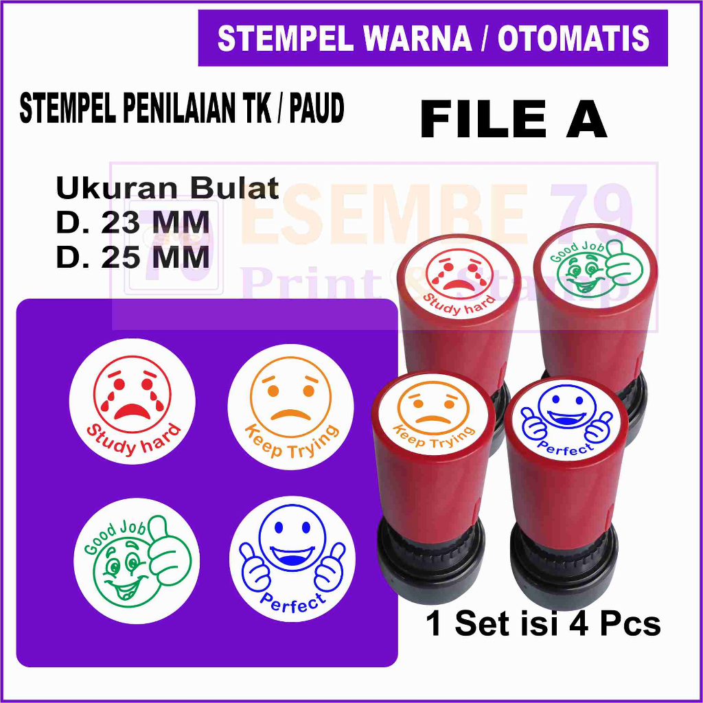 

Stempel Penilaian Guru TK PAUD