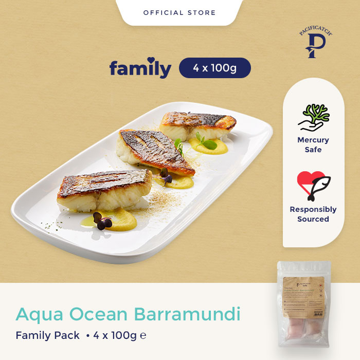 

Pacificatch FAMILY Aqua Ocean Barramundi (Ikan Kakap Putih Laut)