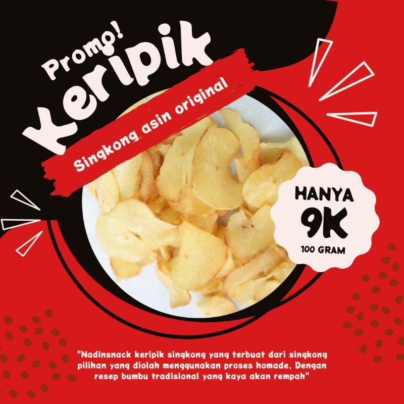 

KERIPIK SINGKONG ASIN ORIGINAL MURAH