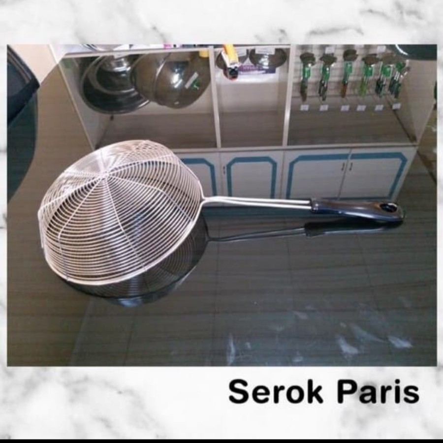 SEROK STAINLESS / SARINGAN MASAK STAINLESS / SEROK MASAK PARIS 18 cm