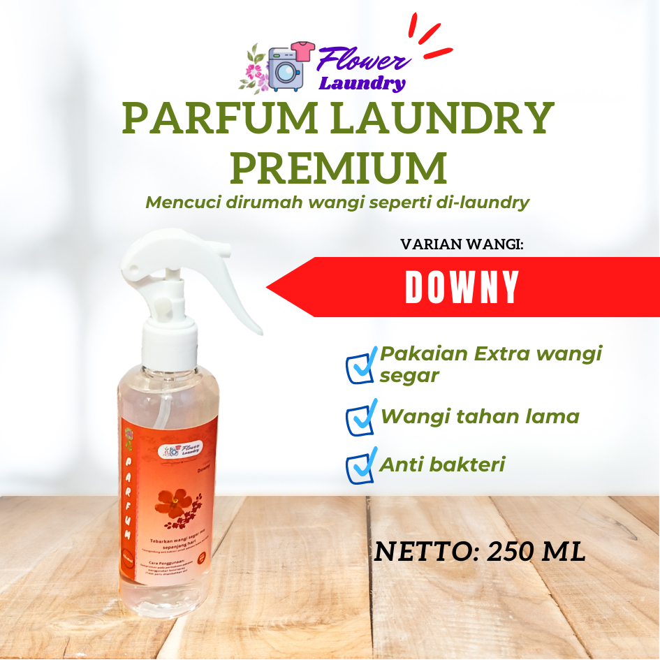 Parfum Laundry 250 ML/ Parfum Laundry Premium Pakaian [ Flower Laundry ]
