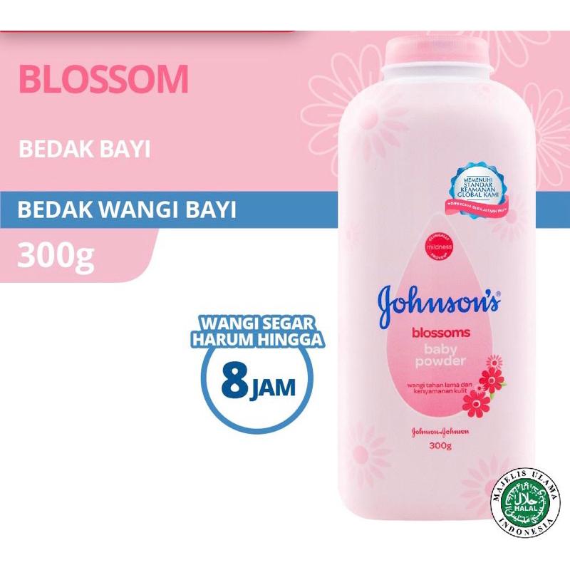 JOHNSON'S Blossoms Baby Powder - Bedak Bayi 300gr