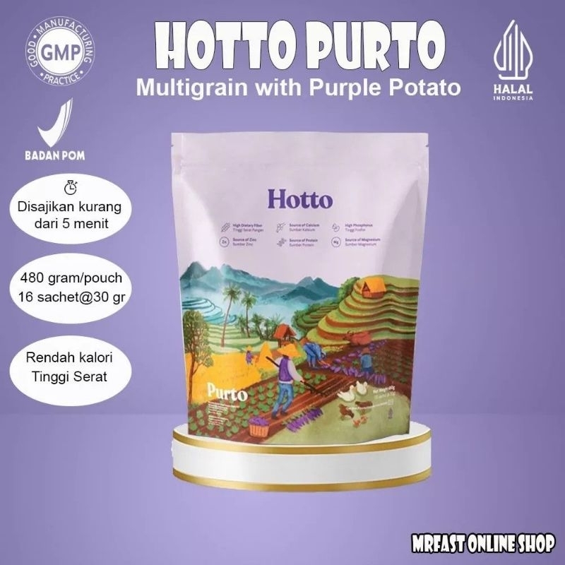 

Hotto Purto multigrain FREE Tumbler kaca (wrn random)