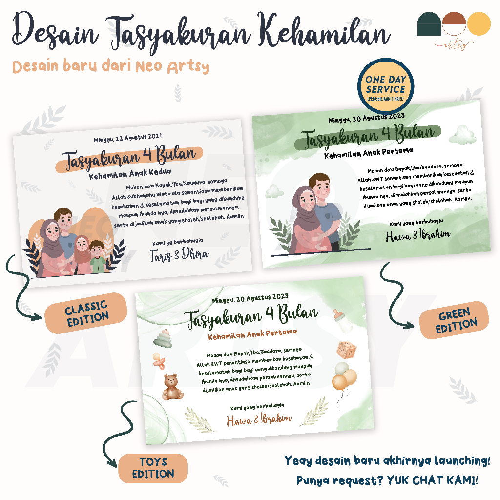

Stiker / Kartu Tasyakuran 4/7 Bulan Kehamilan - Edisi 2