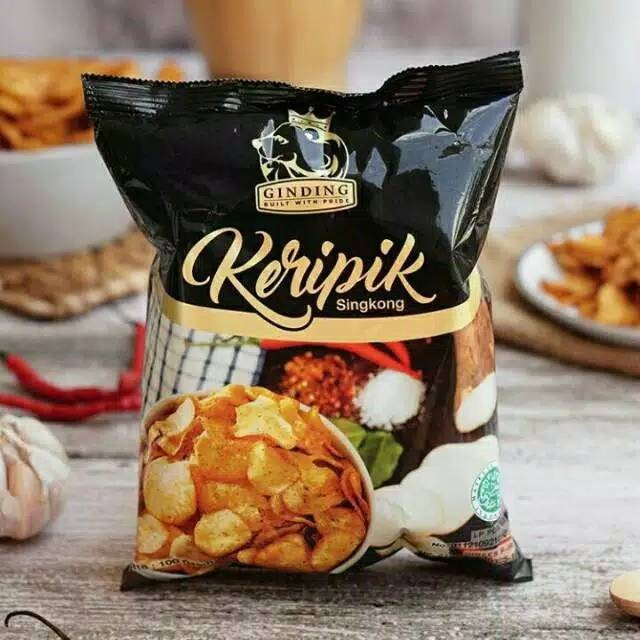 

Ginding Keripik Singkong Pedas / Gurih nikmat (100gr)