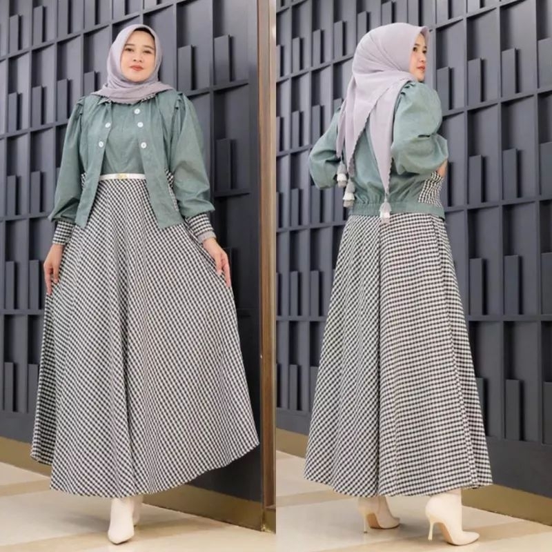 gamis helga bolero dress/ helga dress bolero/ long dress jumbo/ gamis jumbo/ tunik jumbo/ dress jumb