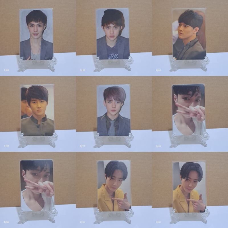 CLAIOVER) Photocard Official EXO Mood Lamp (D.O. Lay Chen Sehun Suho) Whitelab Sehun Set, Sehun MAMA