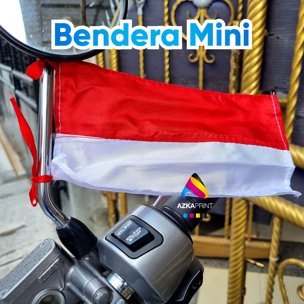 Bendera Mini merah putih - Bendera motor, bendera indonesia