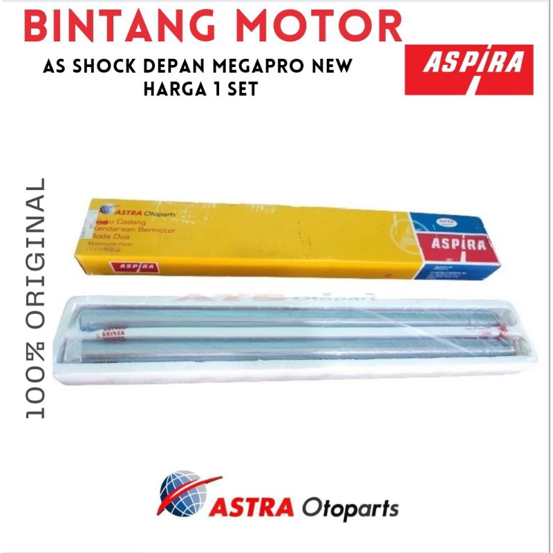 Pipa As Shock Depan Verza Megapro New Aspira KYE Set