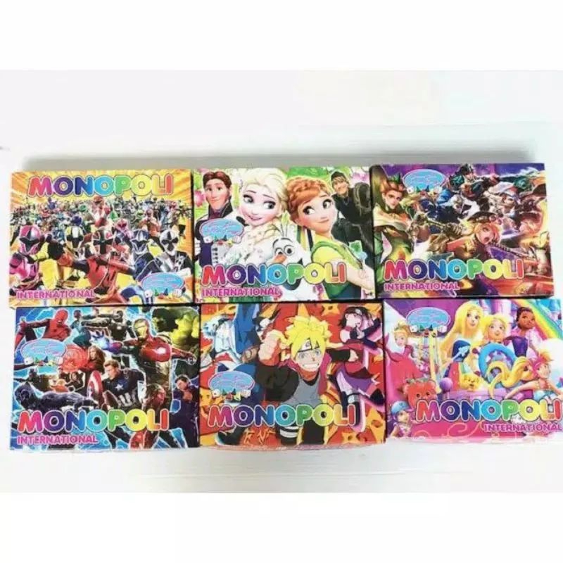 Mainan Monopoli Internasional Karakter