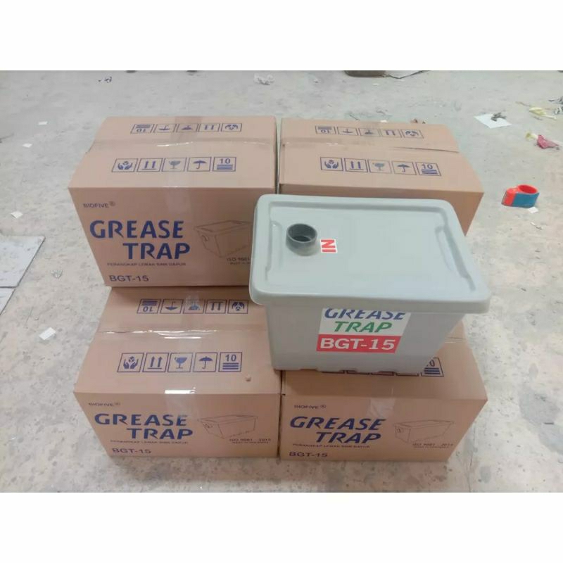 NEW ARRIVAL grease trap BGT-15 + BGT-22L + 25L STYLE TERBARU INLET ATAS