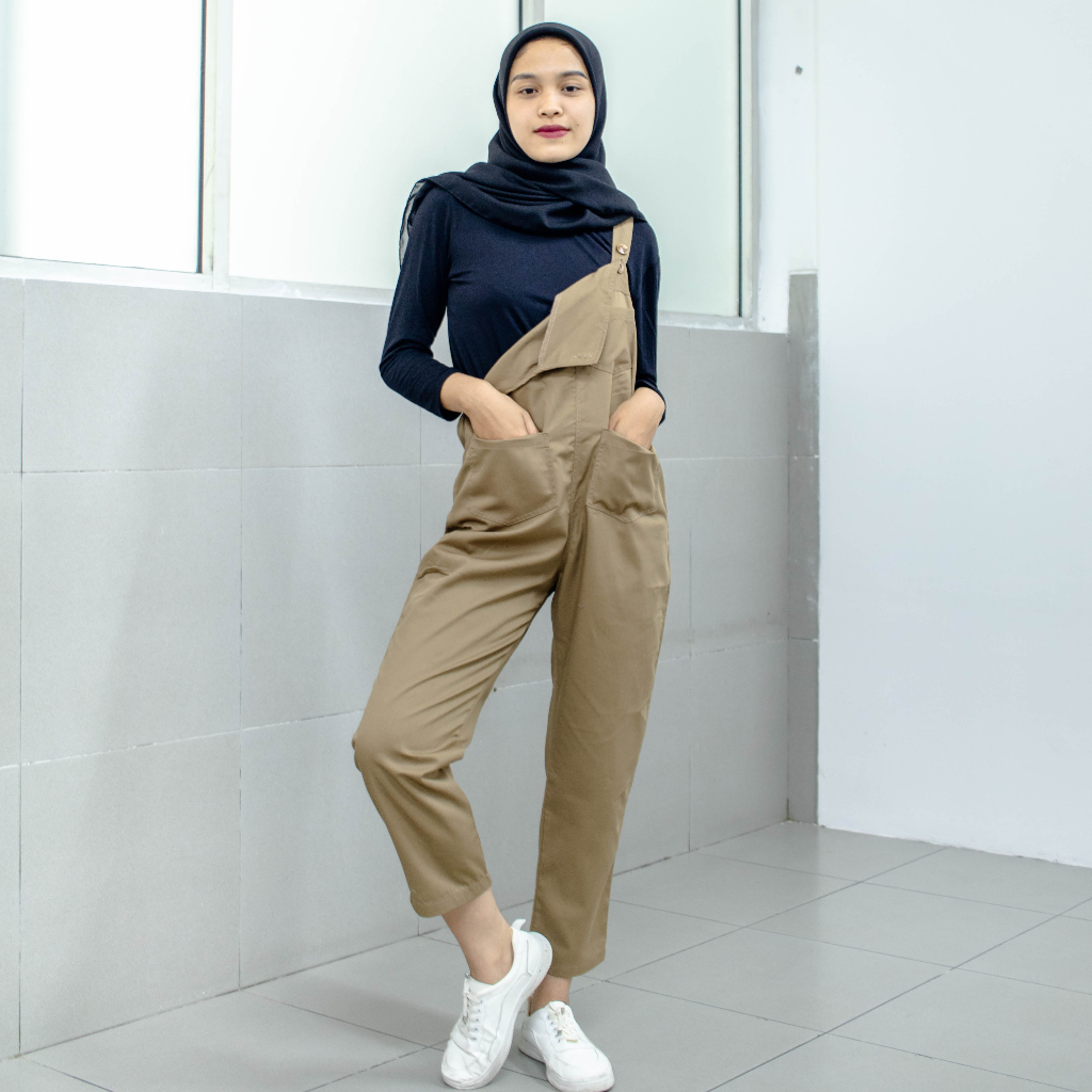 Jumpsuit Viral Jumpsuit Baju Jumpsuir Pakaian Bahan Premium Overall Jump Sui Wanita Baju Kodok Wanit