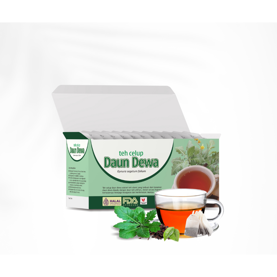 

Herbal Teh Daun Dewa Tazakka 20 kantong obat Meredakan Hipertensi Diabetes Stroke Halal BPOM