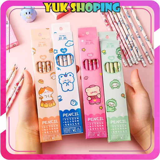 

✧YUKSHOPING✧ Pensil Set Isi Banyak / Pensil Set Alat Tulis Sekolah Anak Lucu / Pensil Set Pack Cute / Pensil Anak Karakter Lucu S085