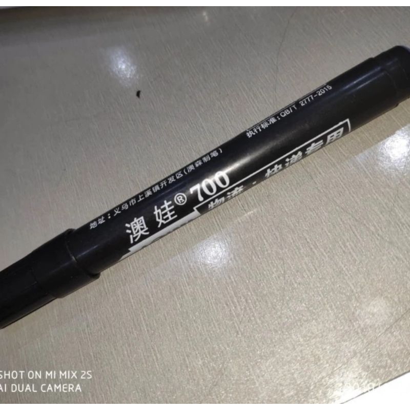 

Spidol permanent anti air