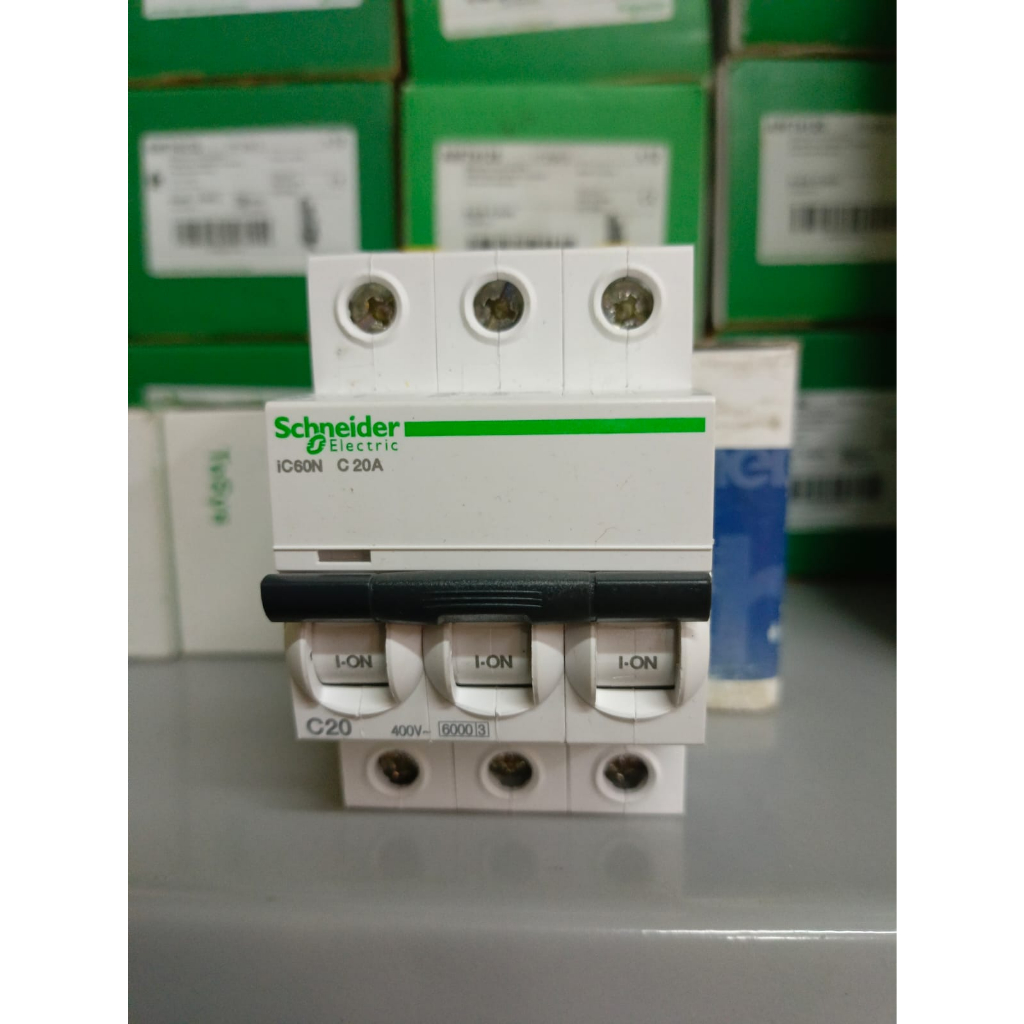 MCB SCHNEIDER IC60N 3P 20A - IC60N 3PHASE 20A KA
