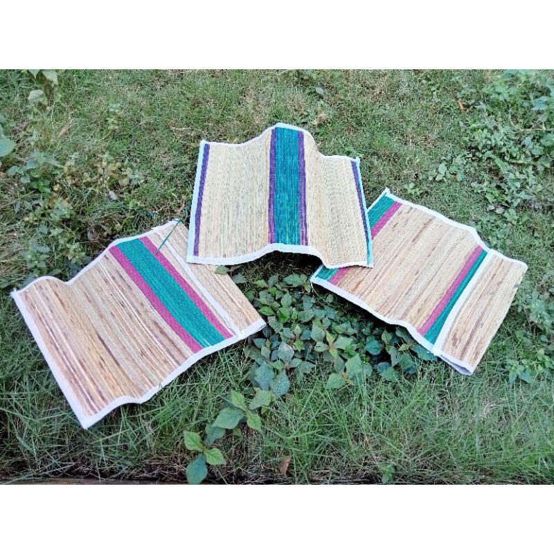 Tikar kecil sajen | Kloso mini mendong senar | Anyaman Rumput Mendong