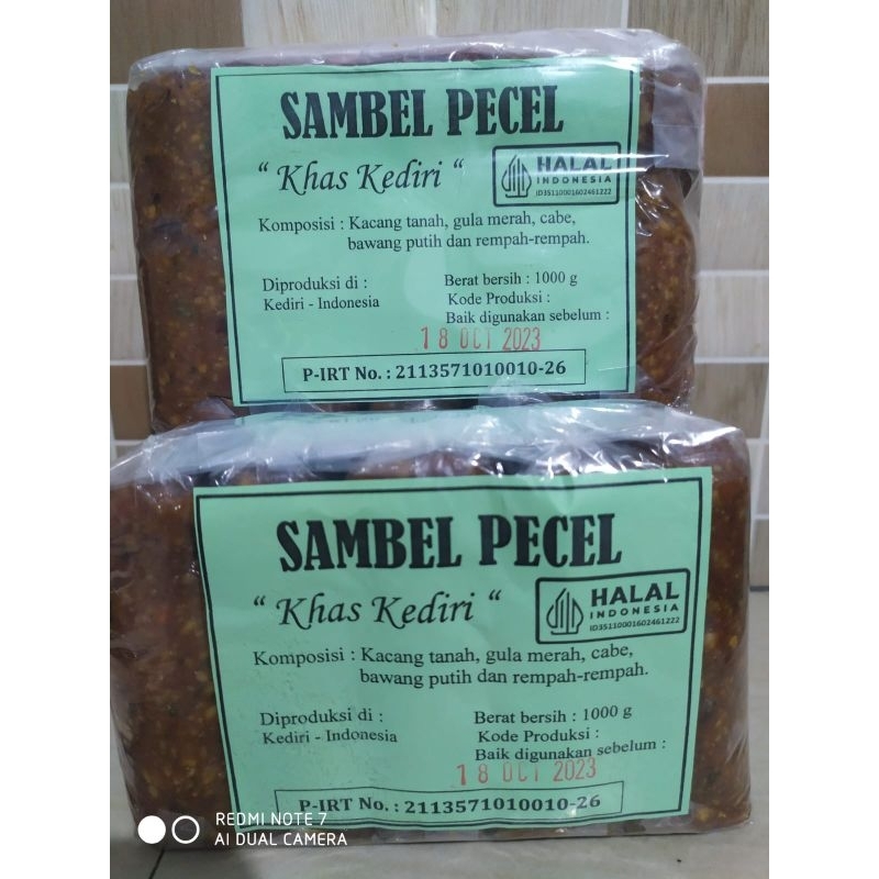 

Bumbu Sambal Pecel Khas Kediri Untuk Masakan (Pecel lontong,Karedok Dll)