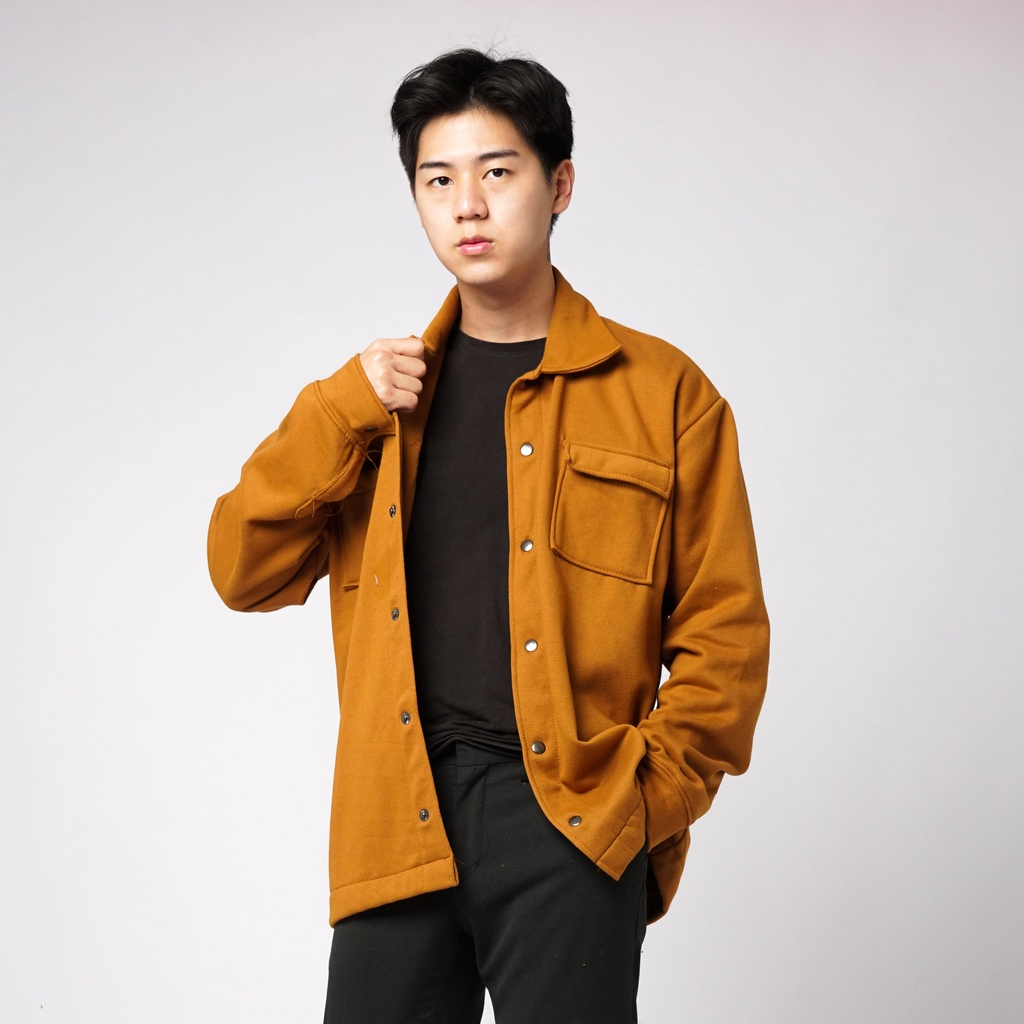 shacket jacket flecce  shacket pria original