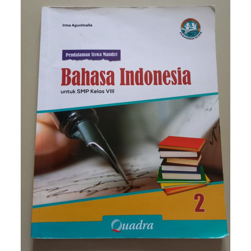Buku Paket Bahasa Indonesia 2 Smp Quadra