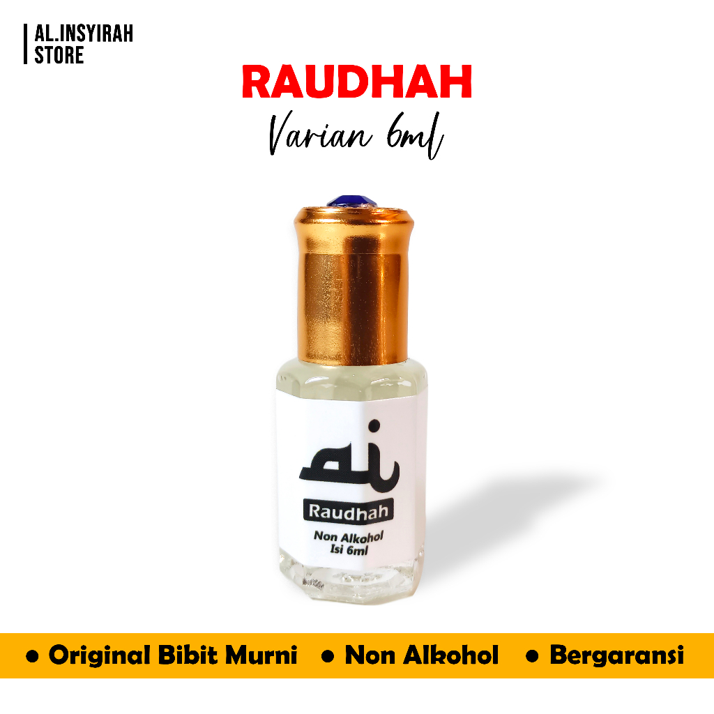 Parfum Raudhah Original Aroma Raudah Karpet Masjid Nabawi Raudah Madinah | 100% Bibit Murni