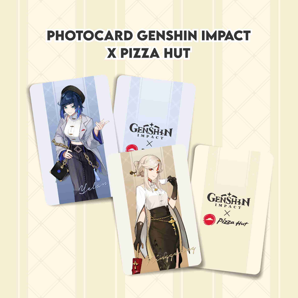 Photocard Karakter GENSHIN IMPACT (Collab Ver)