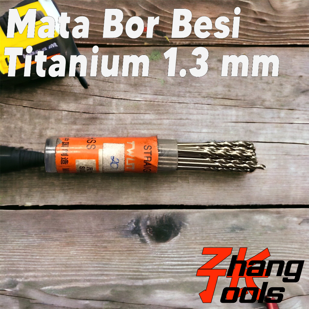 PrimeTrison Mata Bor Besi Titanium 1.3mm *MIN. BELI 20 PCS*
