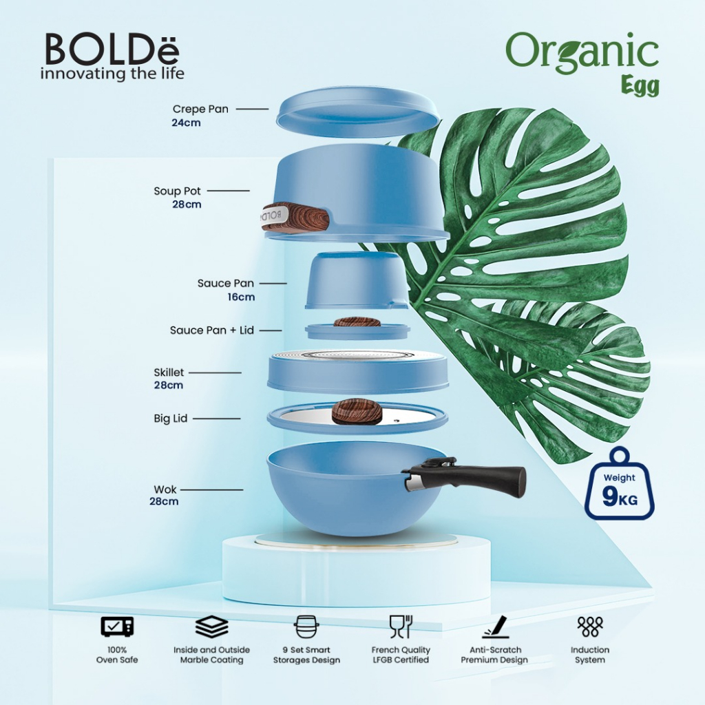 BOLDe Organic EGG Green All In One - ORGANIC PANCI