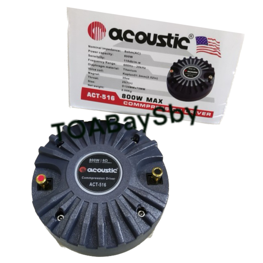 Driver Tweeter Acoustic ACT 516