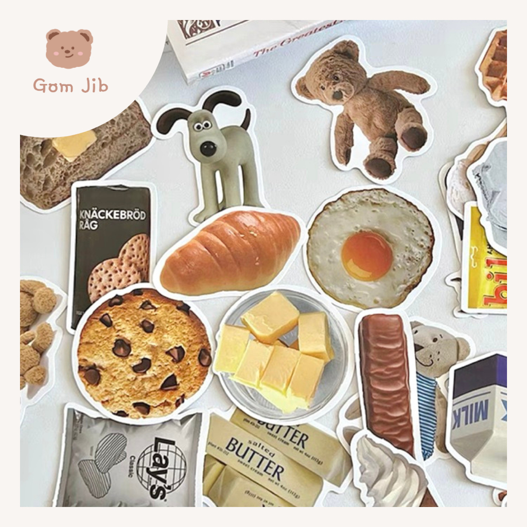 

Aesthetic Sticker Isi 50 pcs / Sticker Stiker Deco / Diary Jurnal Journal Kit