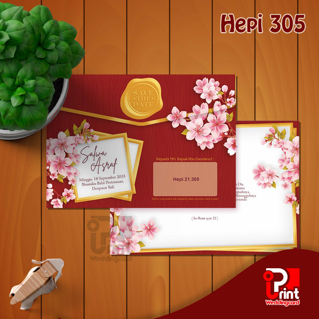 Blangko Undangan Hepi 305 | Blangko Undangan | Undangan Murah | Kertas Undangan Kosong Murah