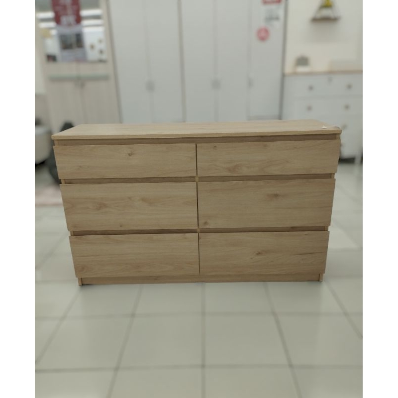 Selma Laura Laci Penyimpanan 3 Tingkat Jackson Hickory - Oak Furniture Informa lemari baju