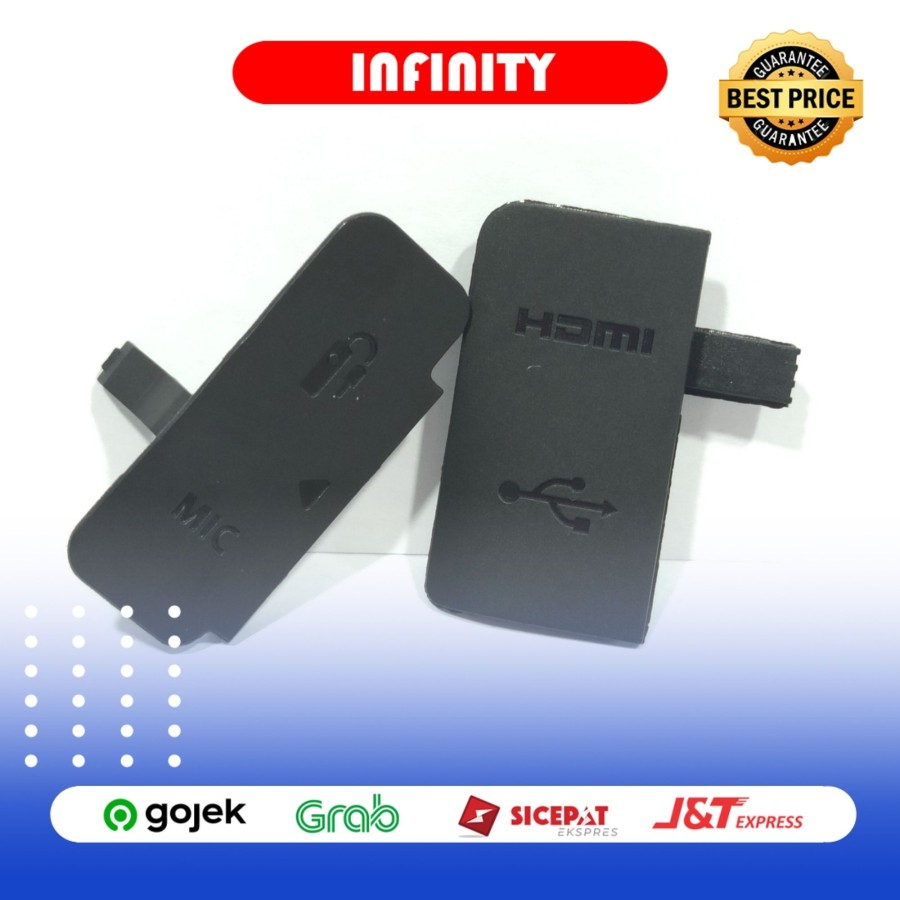 Karet Rubber Tutup USB HDMI MIC Canon Eos 200D