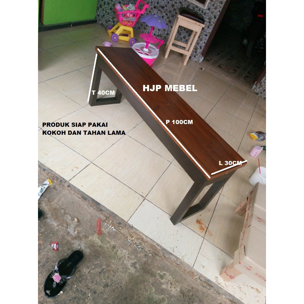 GROSIR kursi cafe kursi  makan kursi siap pakai panjang 100cm lebar 30cm tinggi 40cm
