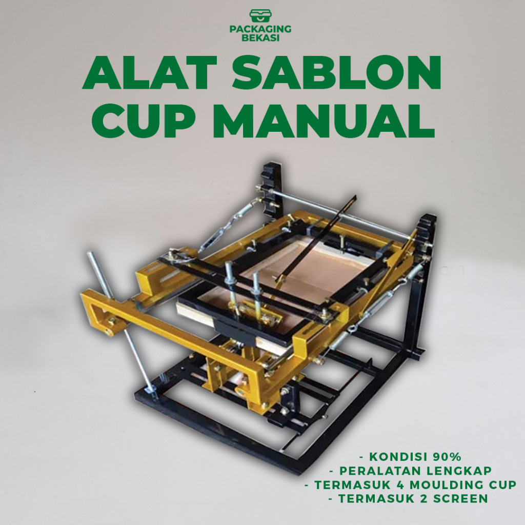 ALAT SABLON GELAS CUP PLASTIK MANUAL