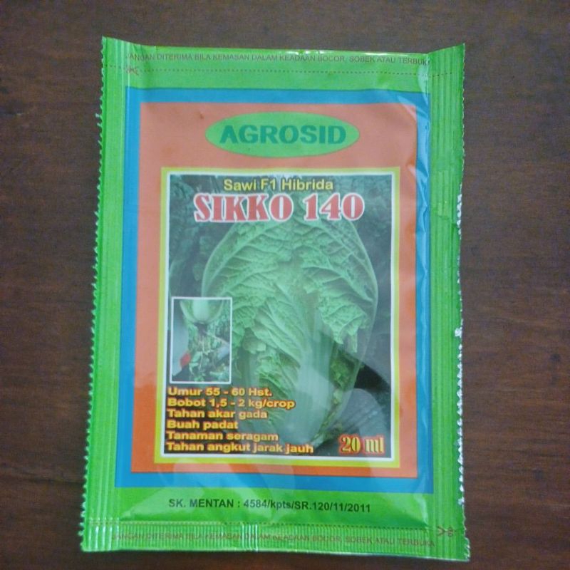 BENIH BIBIT SAWI PUTIH F1 SIKKO 140 isi 20 ML