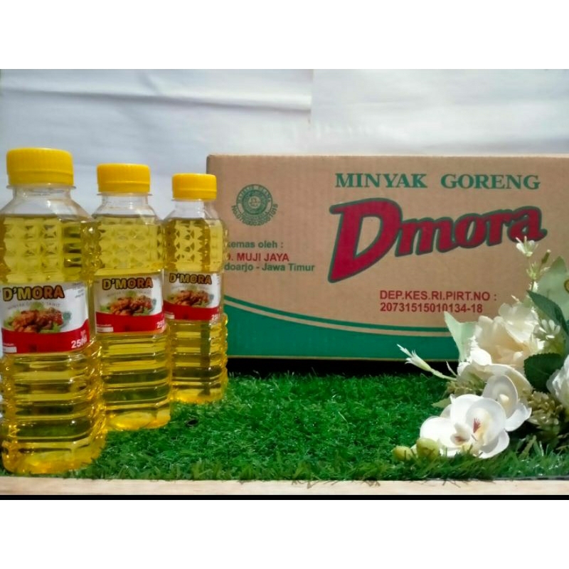 D'MORA Minyak Goreng Botol 250 Ml Isi 3 Psc Edisi Hemat