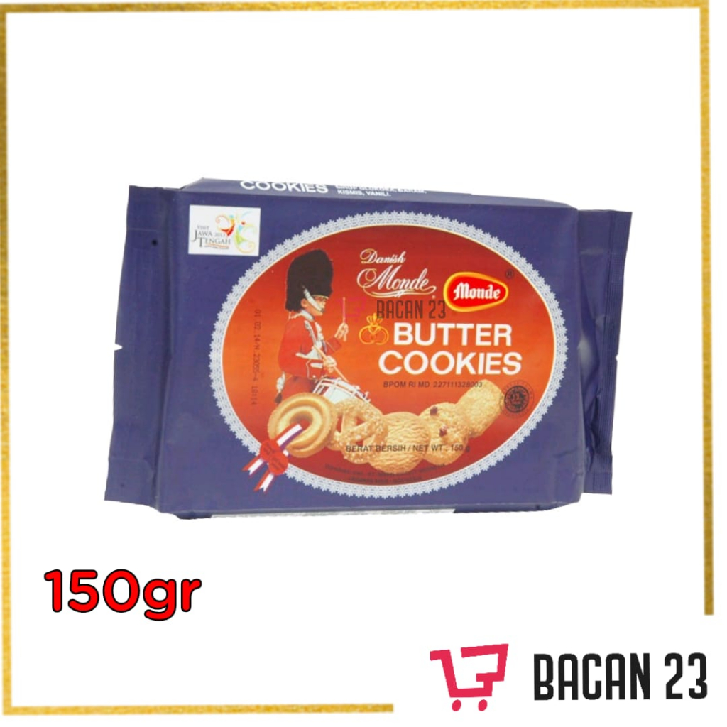 

Monde Danish Butter Cookies (150 gr) / Biskuit Monde / Kukis mentega / Bacan23
