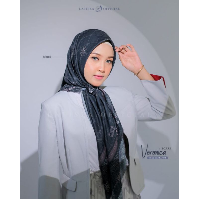 Scarf Voal Motif Veronica Ori Latisza Hijab