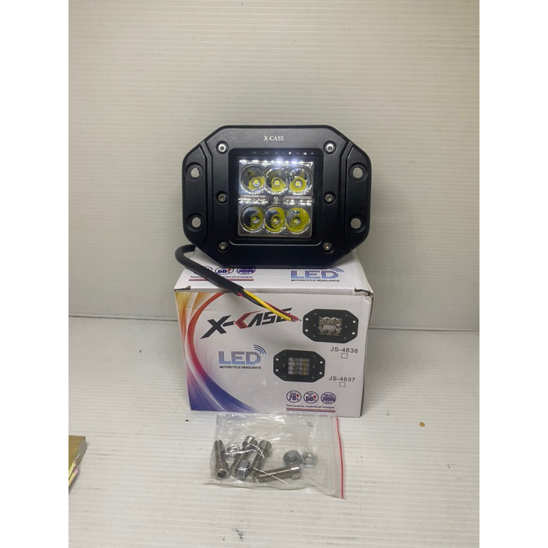 Lampu Tembak Kabut SModel Sisik 6 Mata Led Modifikasi Motor Trail Crf Klx Type 4638